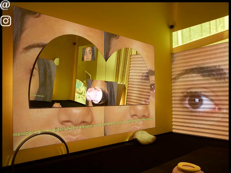 Meriem Bennani,Media install