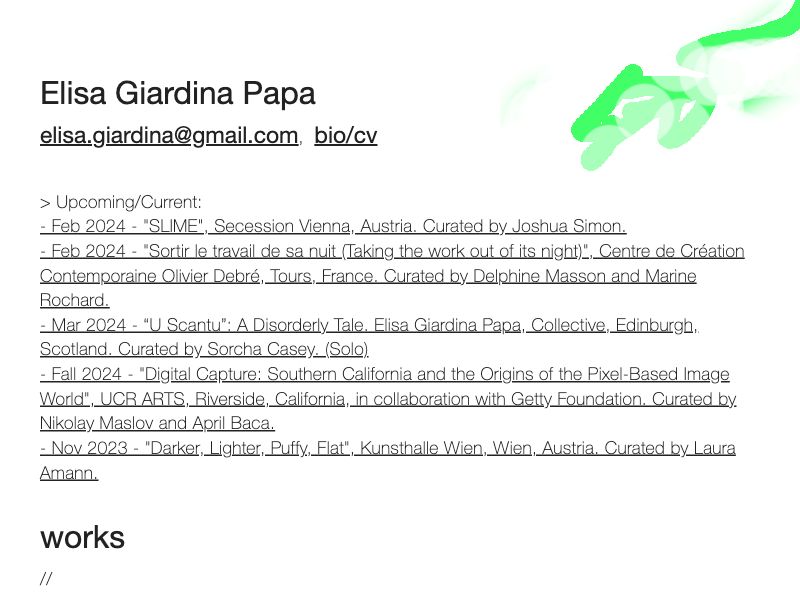 Elisa Giardina Pap,install morniotr display mood feeling