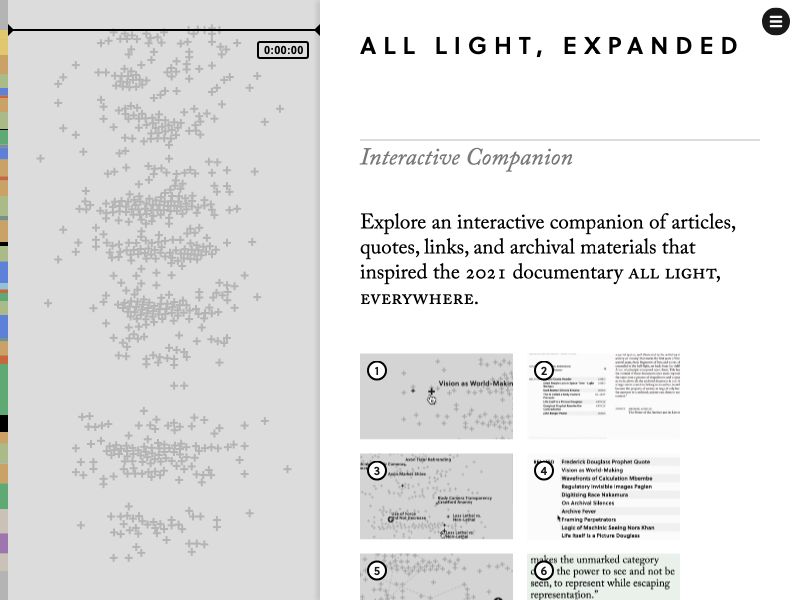 All lighte expanded,Interactive, Archive, WEb
