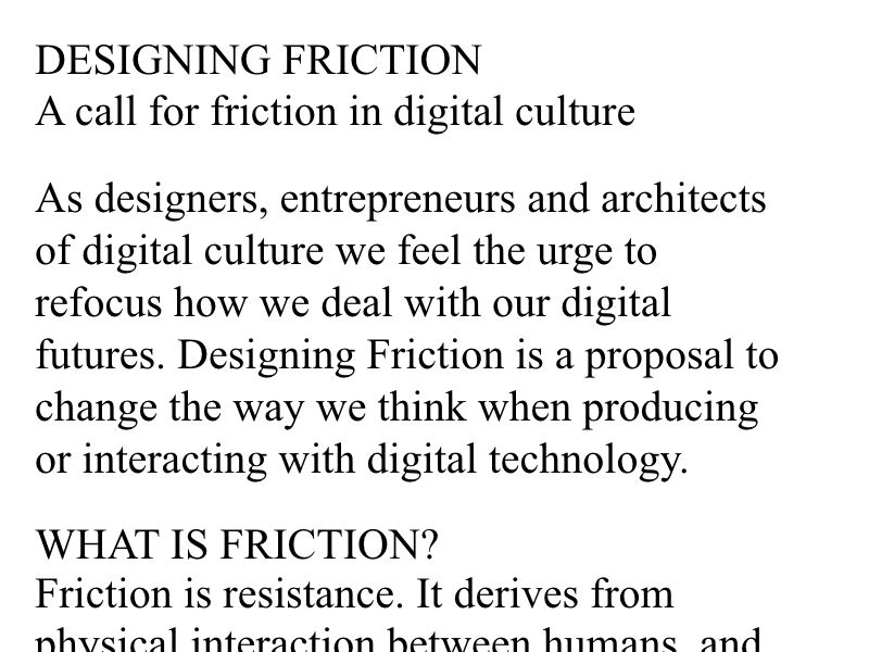 desingfriction,web, reading