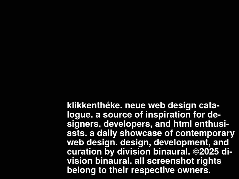 klikkentheke.,website inspiration