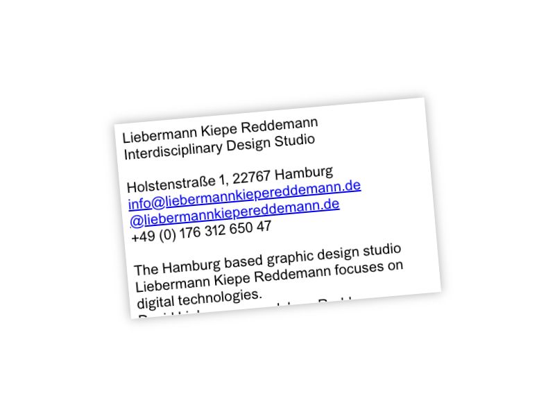 Lieberman kiepereddemaan,web designer