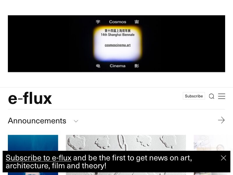 E-Flux,web / magazine 