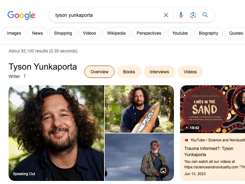 tyson yunkaporta,Unknown