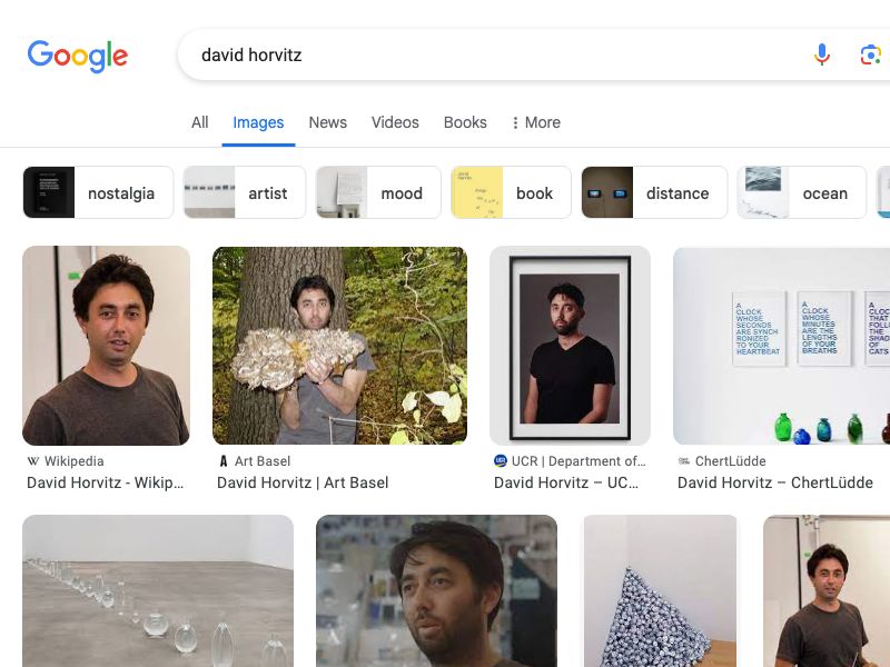 david horvitz,art books / photography / performance art / mail 
