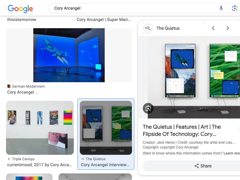 Cory Arcangel,mario digital color screen interface