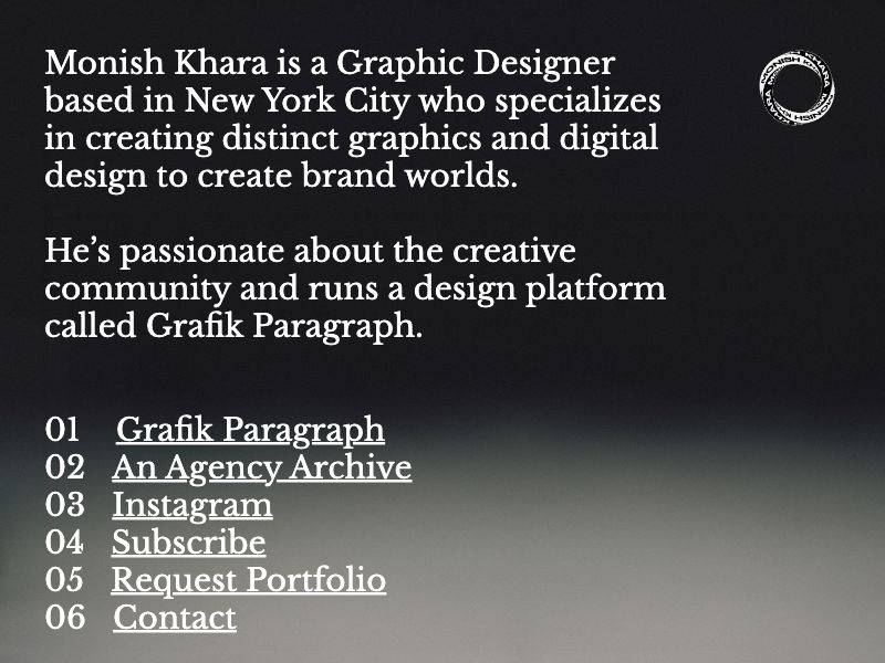 Monish Khara,Studio, design